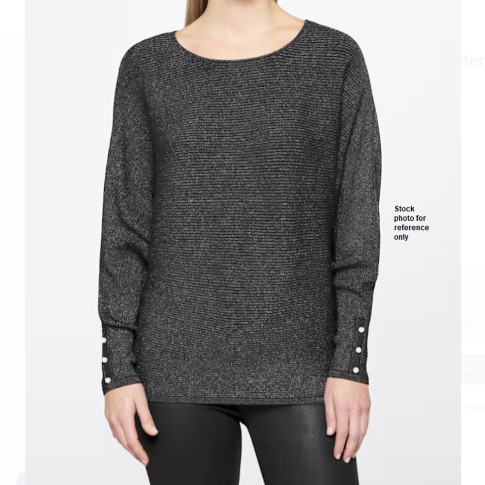 Faith + Zoe Kimmie Lurex Sweater